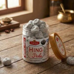 Tasty House Hing Peda - Tangy Digestive Candy with Cumin, Black Salt, & Dry Mango